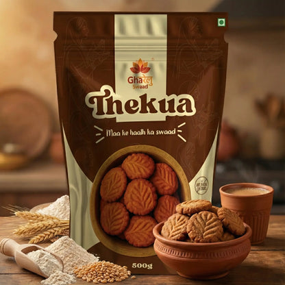 Authentic Bihari Atta Thekua - 100% Homemade (Whole Wheat) (250g)